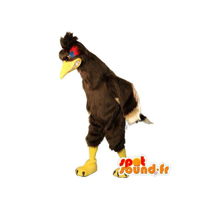 Mascot buitre marrón - Peluche todos los tamaños - MASFR007459 - Mascota de aves