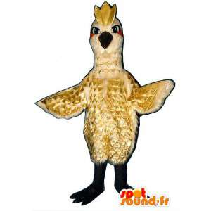 Kæmpe fuglemaskot, gylden - Spotsound maskot kostume