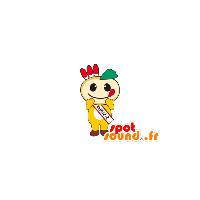 Mascotte de navet, de radis, de personnage japonais - MASFR029612 - Mascottes 2D/3D