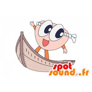 Mascotte de mousse, d'apprenti marin sur un bateau - MASFR029613 - Mascottes 2D/3D