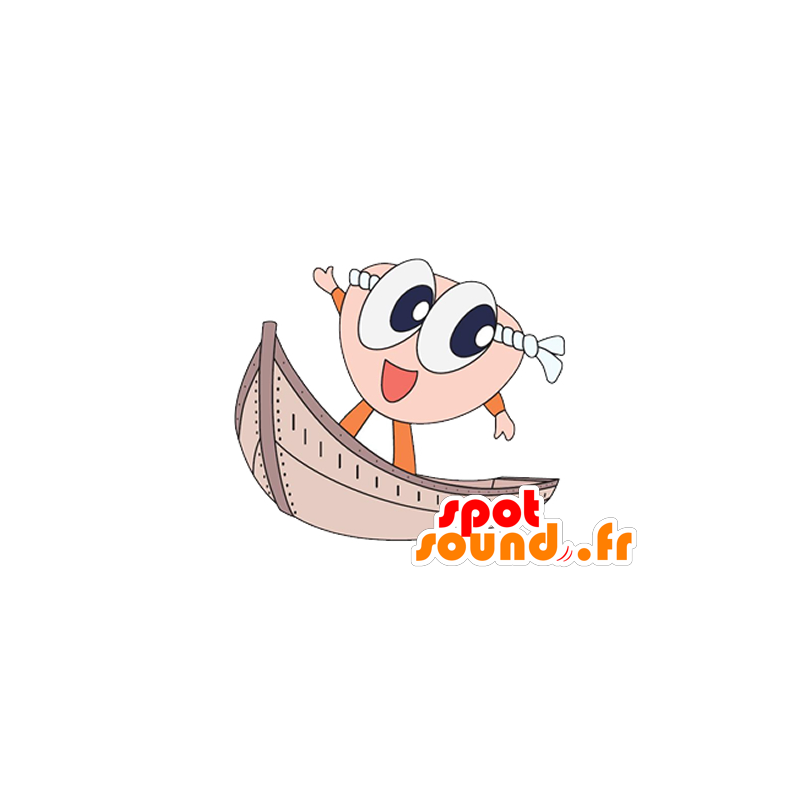Mascot marinheiro espuma aprendiz em um navio - MASFR029613 - 2D / 3D mascotes