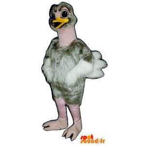 Mascot ostrich gray giant - MASFR007466 - Farm animals