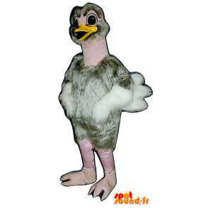 Mascot ostrich gray giant - MASFR007466 - Farm animals