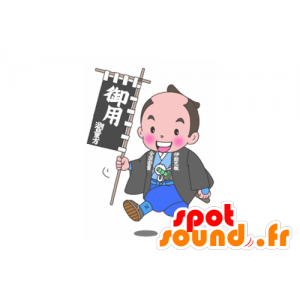 Japansk karakter maskot, manga - Spotsound maskot kostume