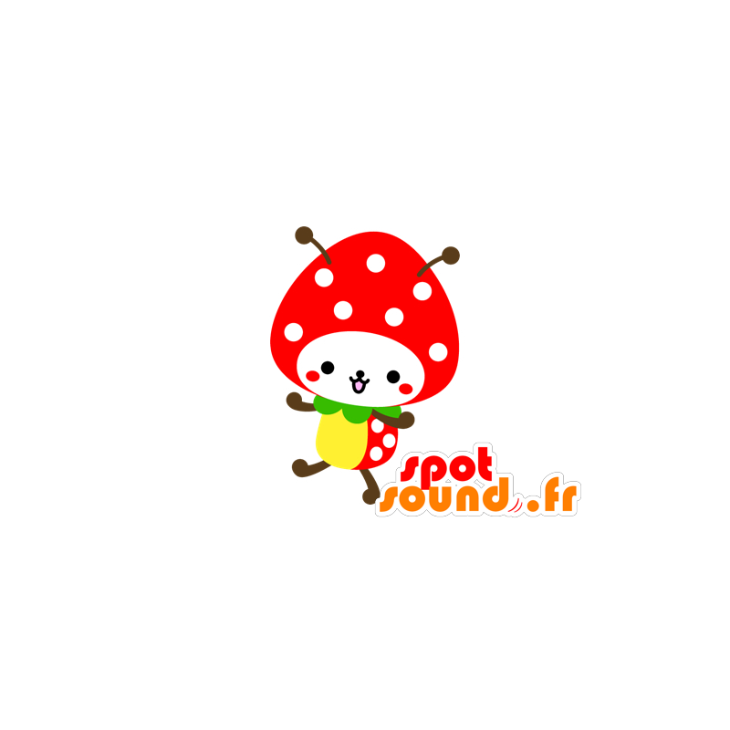Insect mascot, ladybug - MASFR029618 - 2D / 3D mascots