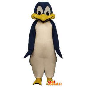 Azul e branco mascote pingüim - MASFR007468 - pinguim mascote