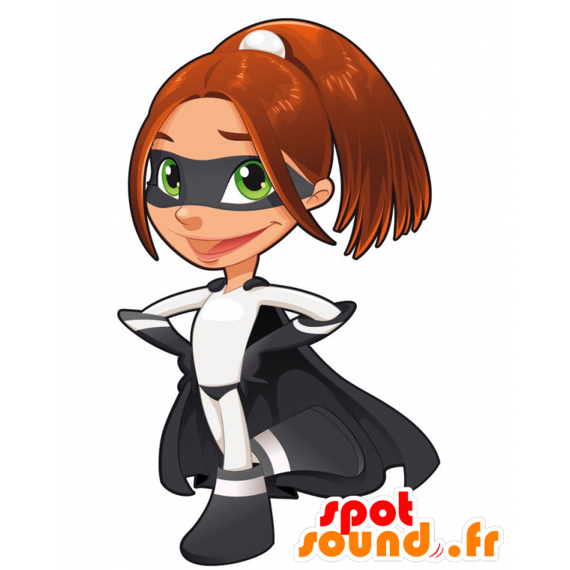 Woman mascot, superhero, superwoman - MASFR029650 - 2D / 3D mascots