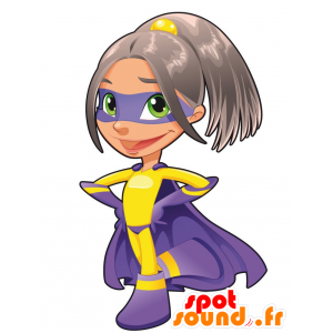 Woman mascot, superhero, superwoman - MASFR029651 - 2D / 3D mascots