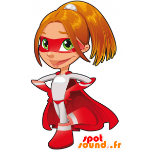 Mascota de la mujer, de superhéroes, superwoman - MASFR029655 - Mascotte 2D / 3D