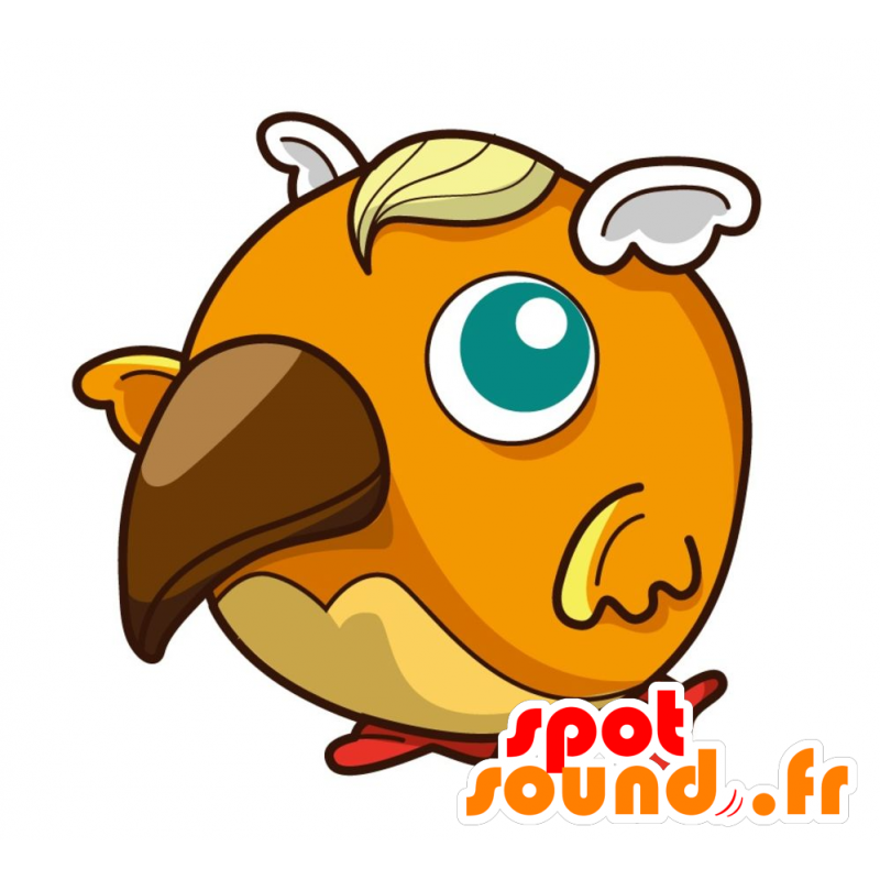 Angry birds maskot, berømt videospilfugl - Spotsound maskot Angry birds maskot, berømt videospilfugl - Spotsound maskot