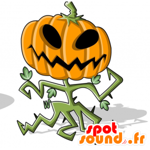 Mascotte gigante e zucca spaventoso - MASFR029665 - Mascotte 2D / 3D