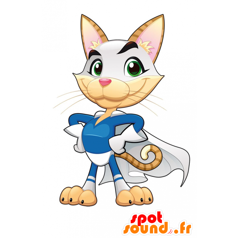 Cinza e rosa mascote gato. Mascot Talking Tom em Mascotes gato Mudança de  cor Sem mudança Cortar L (180-190 Cm) Esboço antes da fabricação (2D) Não  Com as roupas? (se presente na