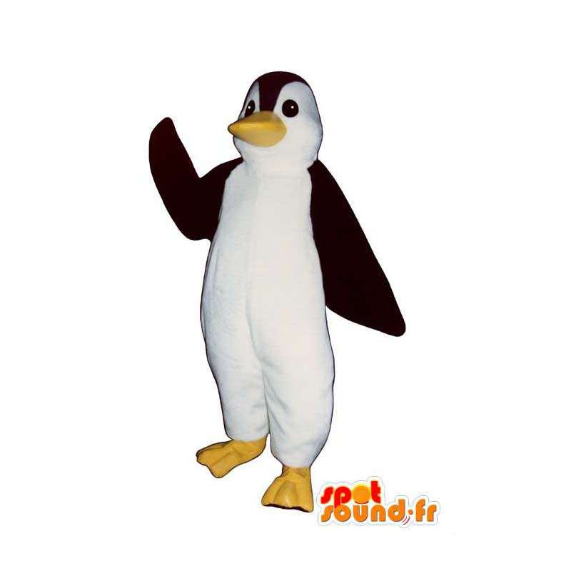 πιγκουίνος κοστούμι - βελούδινα μεγέθη - MASFR007478 - πιγκουίνος μασκότ