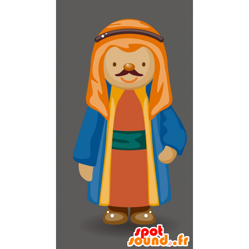 Sultan maskot, Øst-mann - MASFR029680 - 2D / 3D Mascots