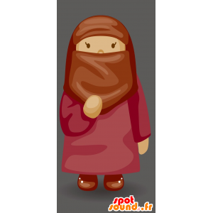 Eastern girl mascot - MASFR029685 - 2D / 3D mascots