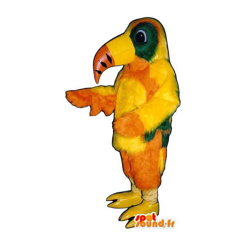 Multicolored parrot mascot realistic - MASFR007481 - Mascots of parrots