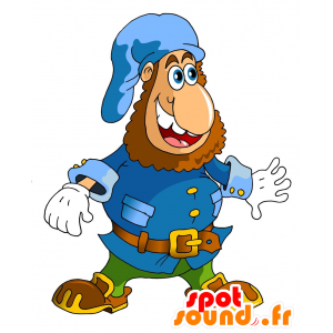 Mascot bärtigen Zwerg. Kobold Maskottchen - MASFR029701 - 2D / 3D Maskottchen