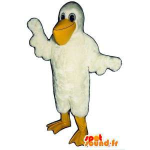 Mascot reuze pelikaan - Plush maten - MASFR007485 - Mascottes van de oceaan