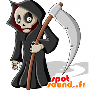 Skeleton mascot. Mascot soul reaper - MASFR029734 - 2D / 3D mascots