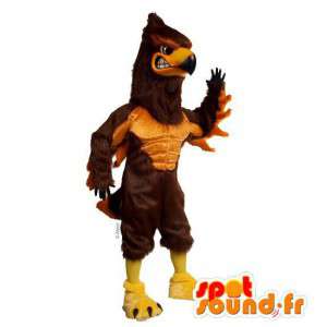 Mascot marrom e vautour bege - MASFR007491 - aves mascote