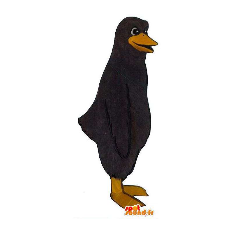 Svart pingvin maskot - Plysj størrelser - MASFR007493 - Penguin Mascot