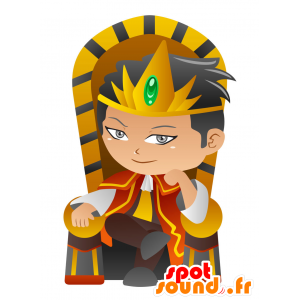 Mascotte incoronato re. Il principe mascotte - MASFR029773 - Mascotte 2D / 3D