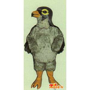 Mascot harmaa lintu, jättiläinen - Pehmo koot - MASFR007499 - maskotti lintuja
