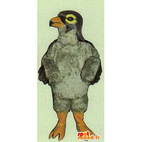 Mascot gray bird, giant - Plush all sizes - MASFR007499 - Mascot of birds