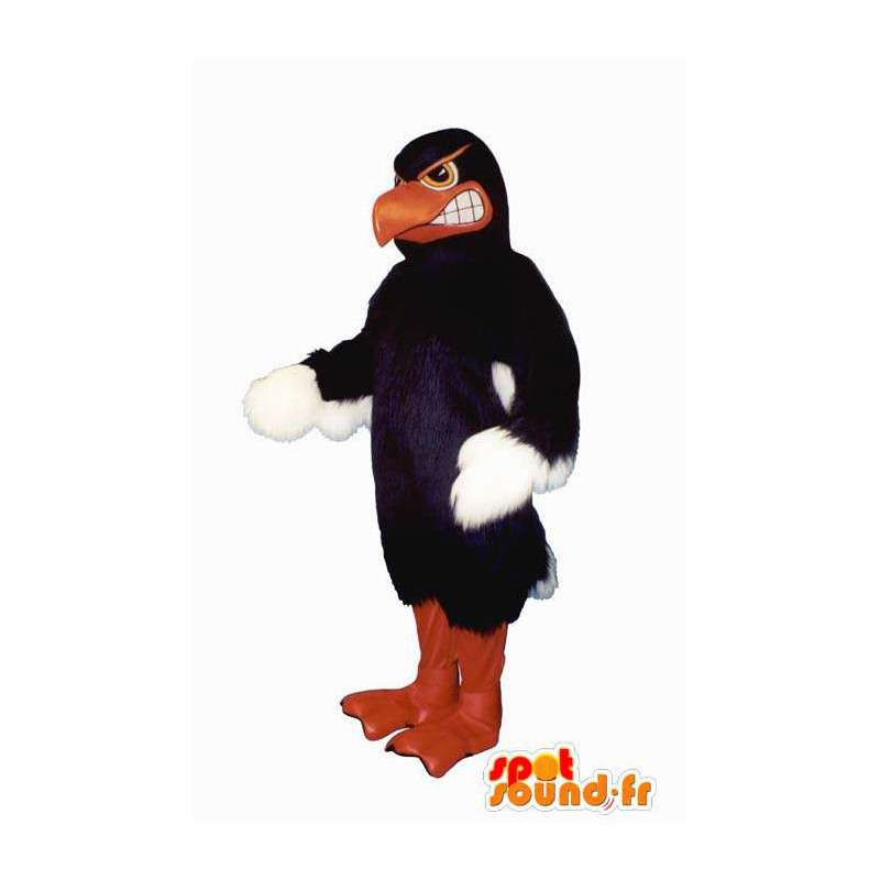 Mascotte de vautour noir – Peluche toutes tailles - MASFR007500 - Mascotte d'oiseaux