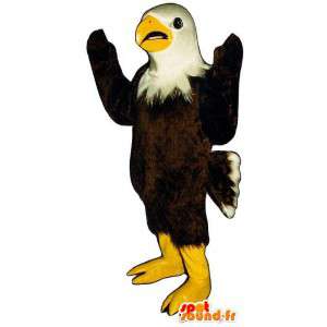 Mascot brown and white eagle - MASFR007504 - Mascot of birds