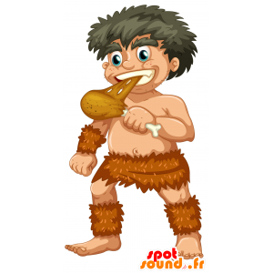 Cro-Magnon man maskot, grottman - Spotsound maskot