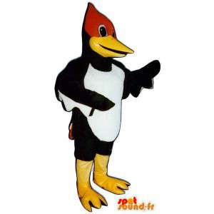 Mascotte d'oiseau noir et blanc - MASFR007511 - Mascotte d'oiseaux