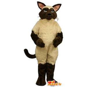 Costume de chat siamois – Peluche toutes tailles - MASFR007513 - Mascottes de chat