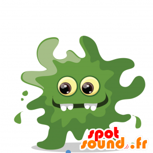 Green mascot task, funny and original - MASFR029865 - 2D / 3D mascots