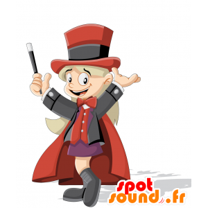 Mascot mágico loira com um terno elegante - MASFR029947 - 2D / 3D mascotes