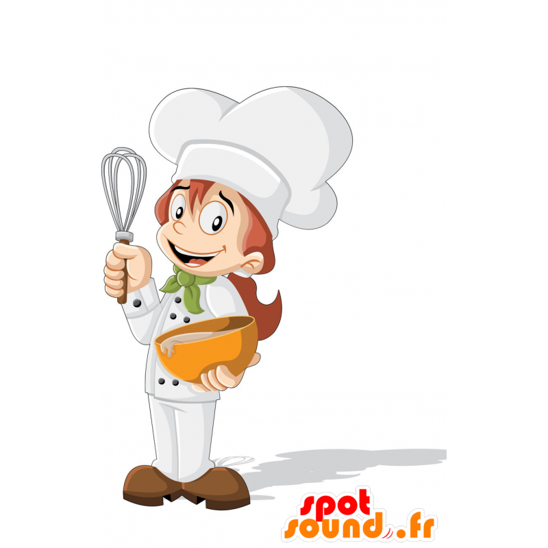 Kokk maskot. Chef Mascot - MASFR029956 - 2D / 3D Mascots