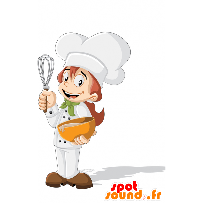 Kuchař maskot. Chef Maskot - 2D / 3D maskoti - MASFR029956 - SpotSound.fr