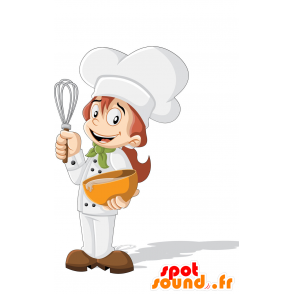 Kuchař maskot. Chef Maskot - 2D / 3D maskoti - MASFR029956 - SpotSound.fr
