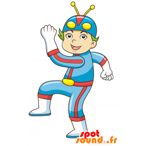 Maskotti pukeutunut astronautti lapsi - MASFR029971 - Mascottes 2D/3D