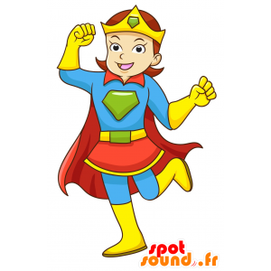 Mujer de la mascota de superhéroes. La mascota de la Mujer Maravilla - MASFR029973 - Mascotte 2D / 3D