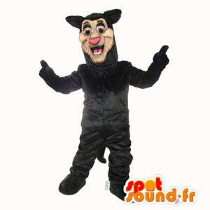 Mascot pantera negra gigante - MASFR007542 - Tiger Mascotes