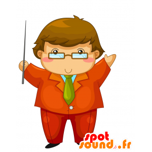 Mascot teacher. Child mascot teacher - MASFR029998 - 2D / 3D mascots