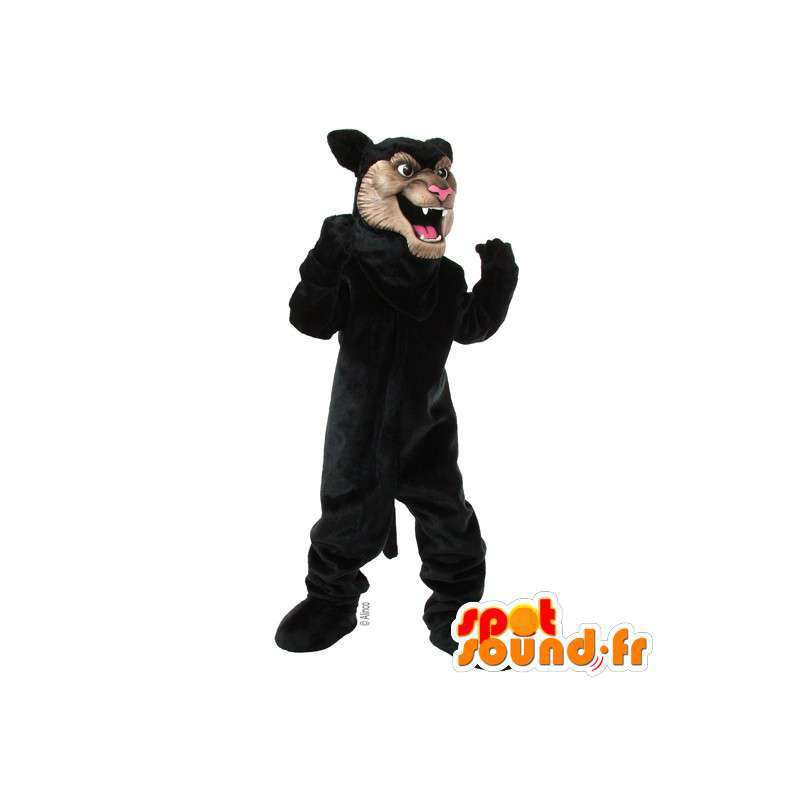 Zwarte panter kostuum - Plush maten - MASFR007545 - Tiger Mascottes