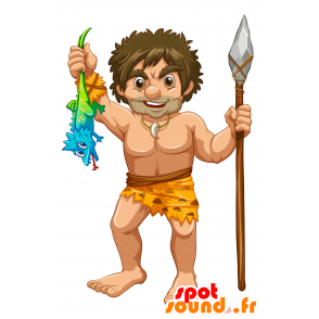 Mascotte Caveman. mascotte preistorico - MASFR030029 - Mascotte 2D / 3D