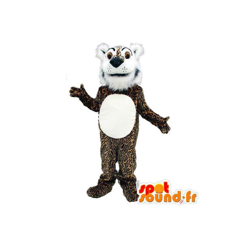 Mascotte della tigre leopardo maculato - MASFR007550 - Mascotte tigre