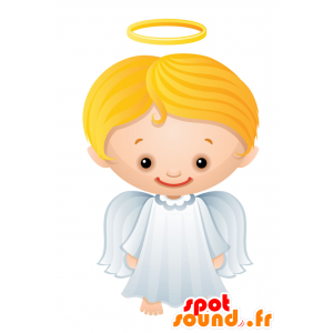 Angel Mascot heel schattig en vertederend - MASFR030046 - 2D / 3D Mascottes