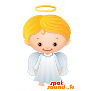 Mascotte d'ange très mignon et attendrissant - MASFR030046 - Mascottes 2D/3D