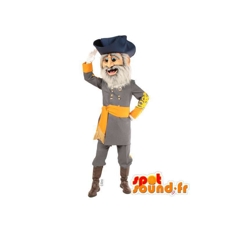 Mascotte de capitaine pirate - MASFR007552 - Mascottes de Pirates