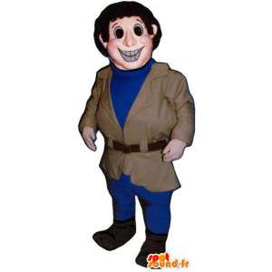 Mascotte d'homme en blouson - MASFR007554 - Mascottes Homme