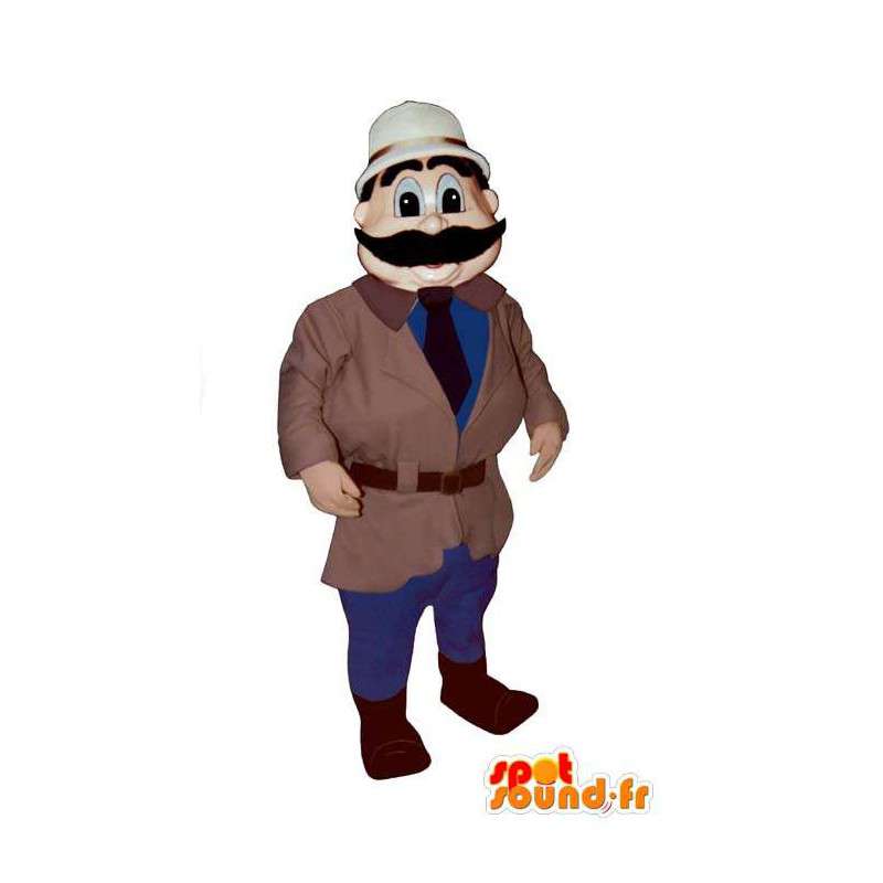 Hombre bigotudo Mascot - MASFR007557 - Mascotas humanas